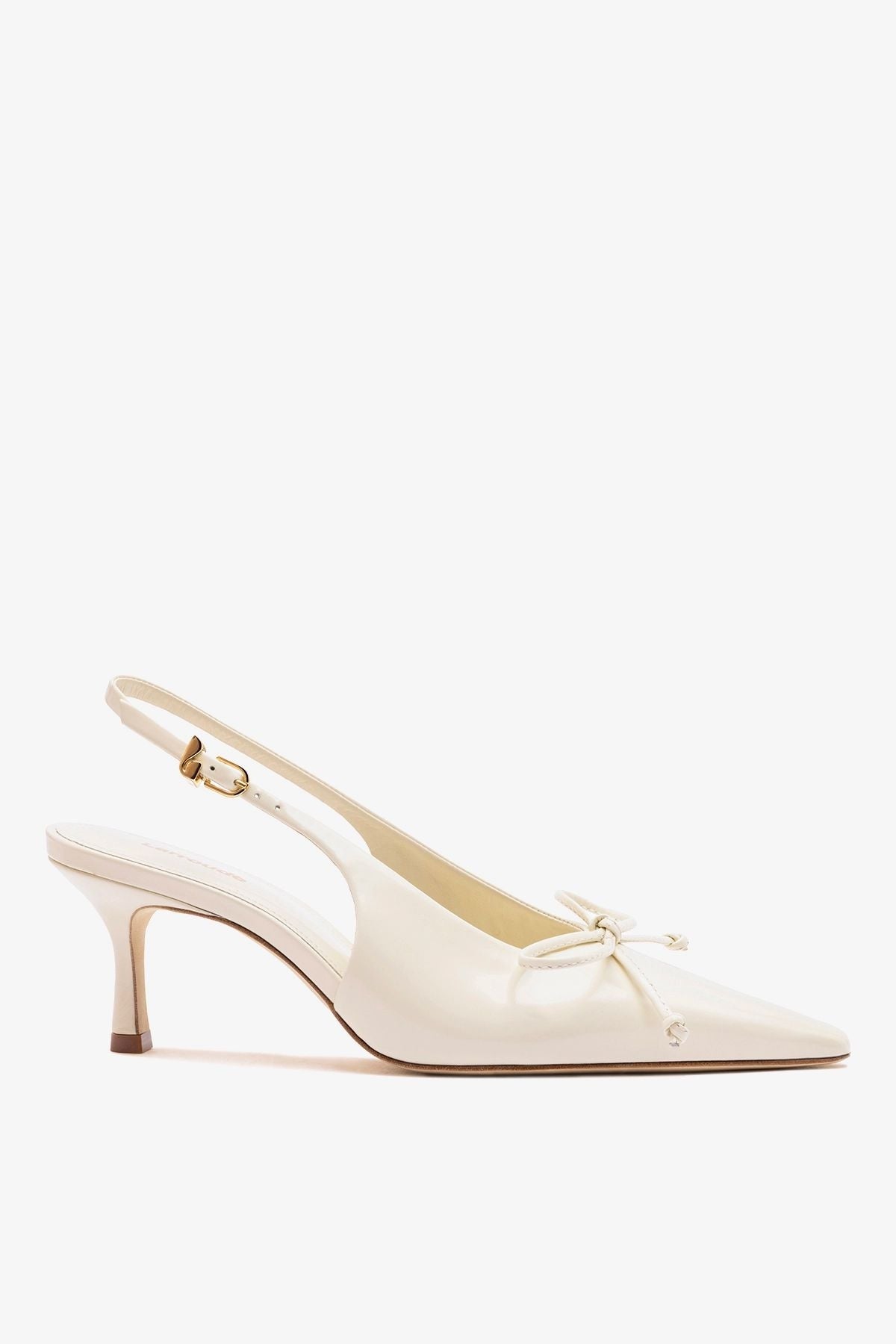 Bardot Pump Ivory Leather