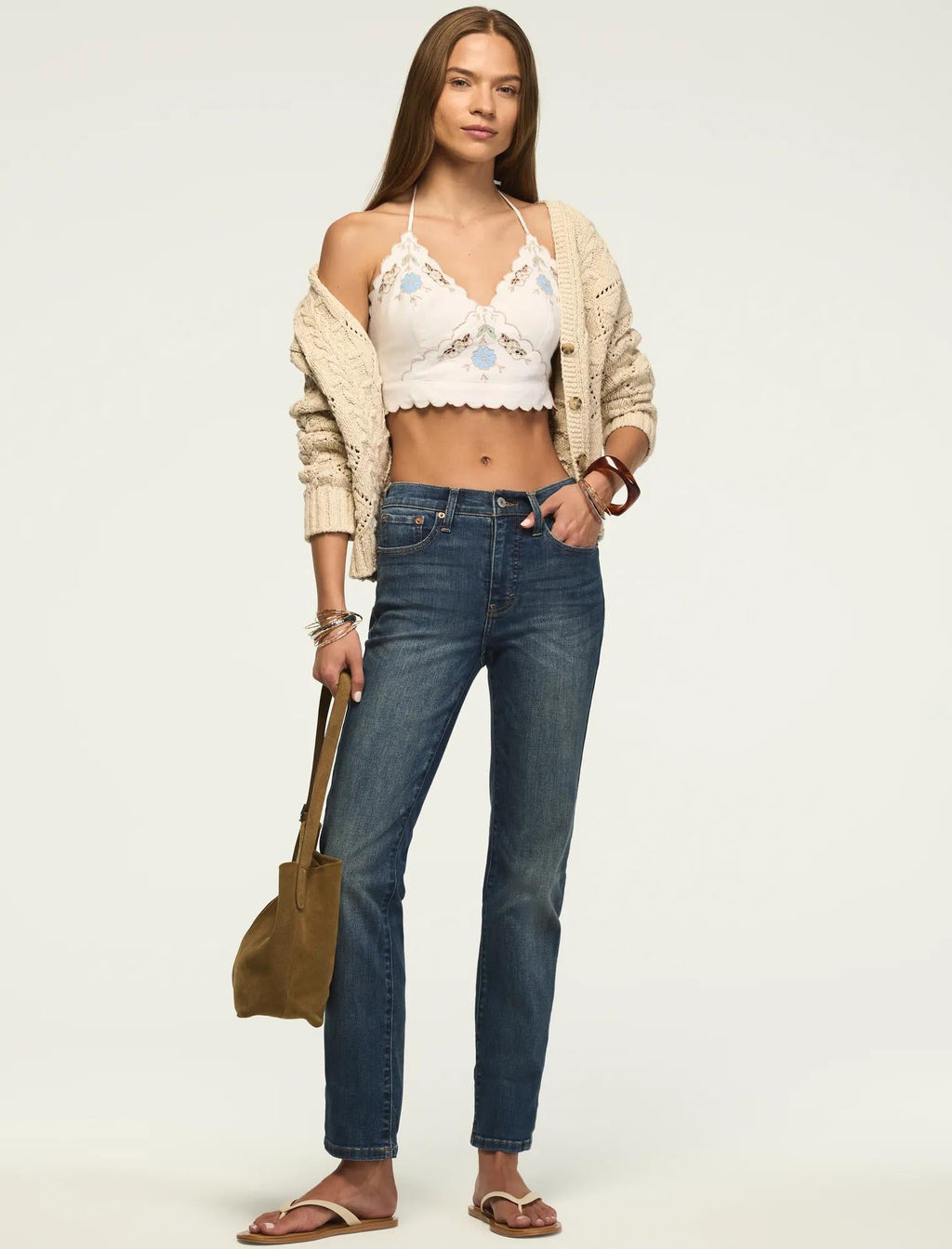 Lucky Brand Women's High Rise Zoe Straight
