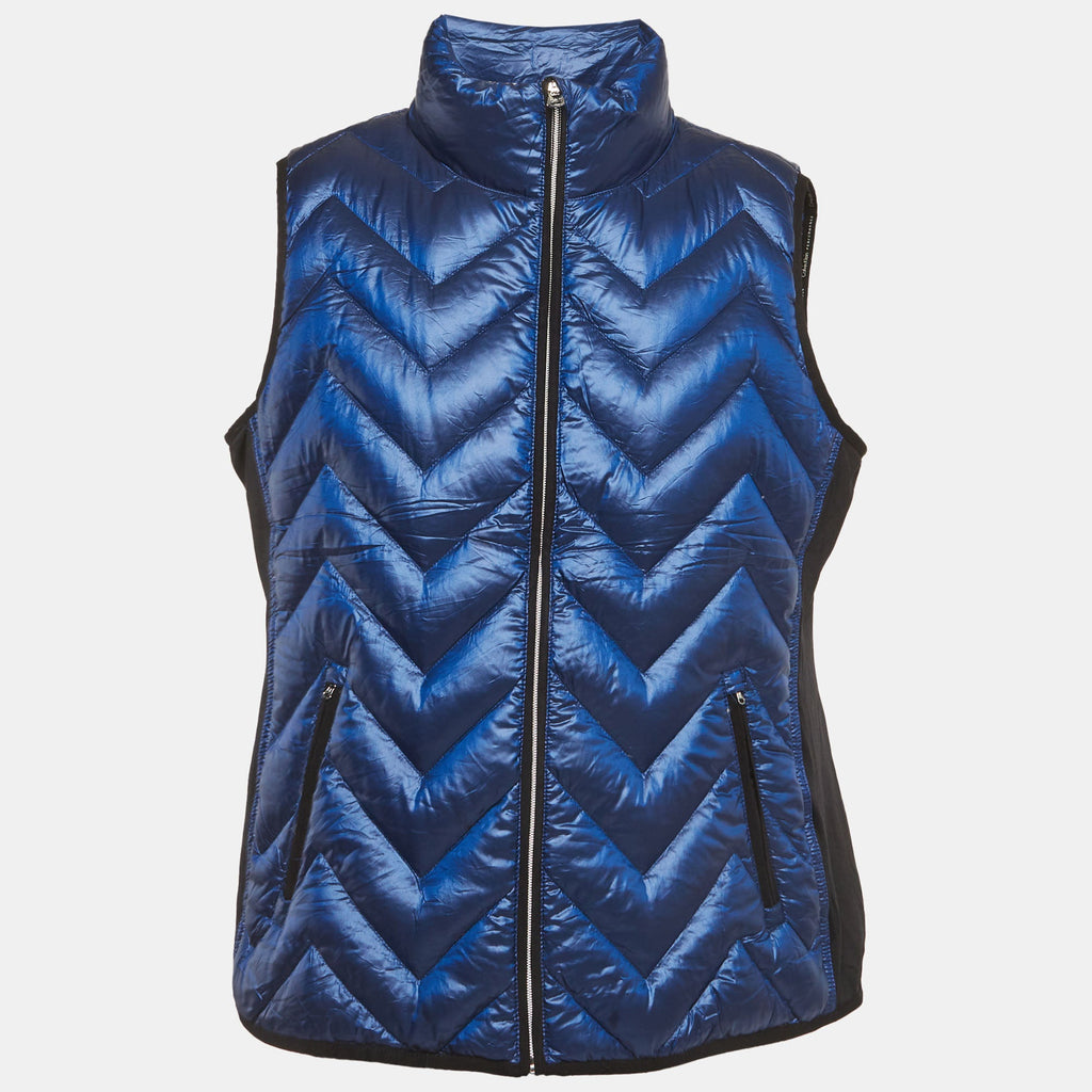 Calvin Klein Blue Synthetic Quilted Down Gilet