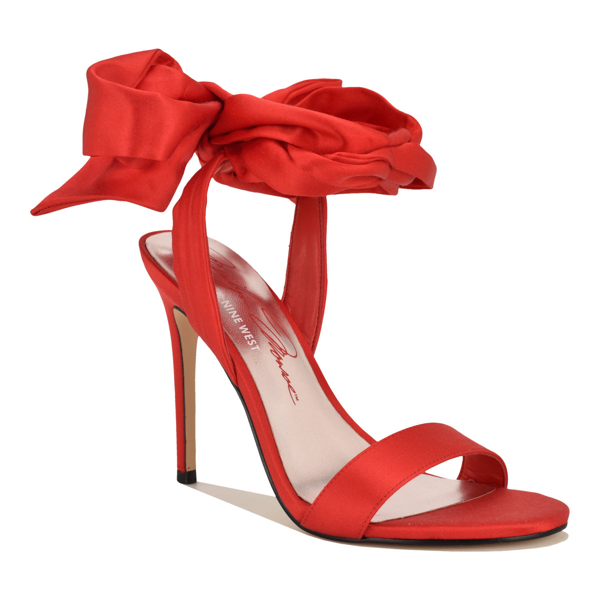 Marilyn Monroe M-Monroe Ankle Wrap Satin Sandals