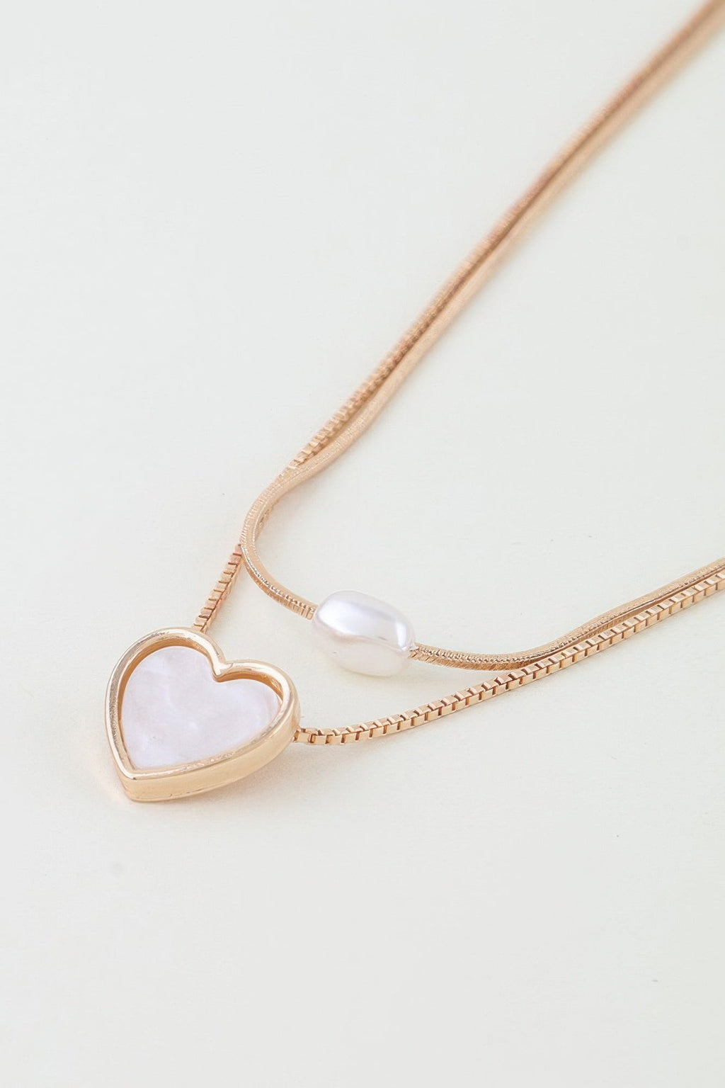 Love You Double Chain Necklace