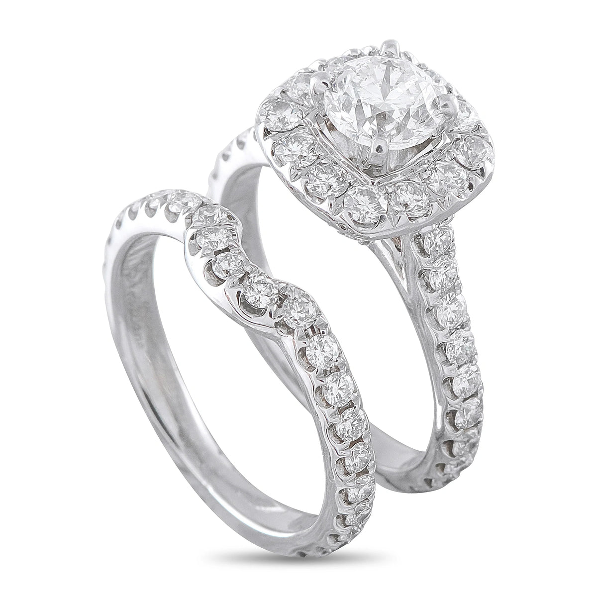 Neil Lane 14K White Gold 1.50ct Diamond Ring Set NL07-080726