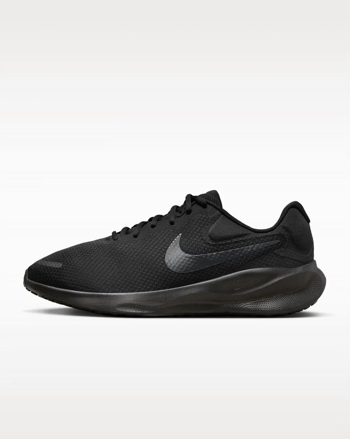 Men's Revolution 7 Wide Running Shoes In Black/off-Noir