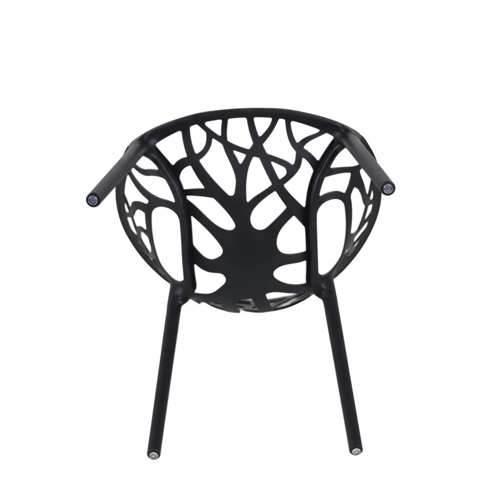 Modern Plastic Dining Chairs with Durable Construction and Sleek Design