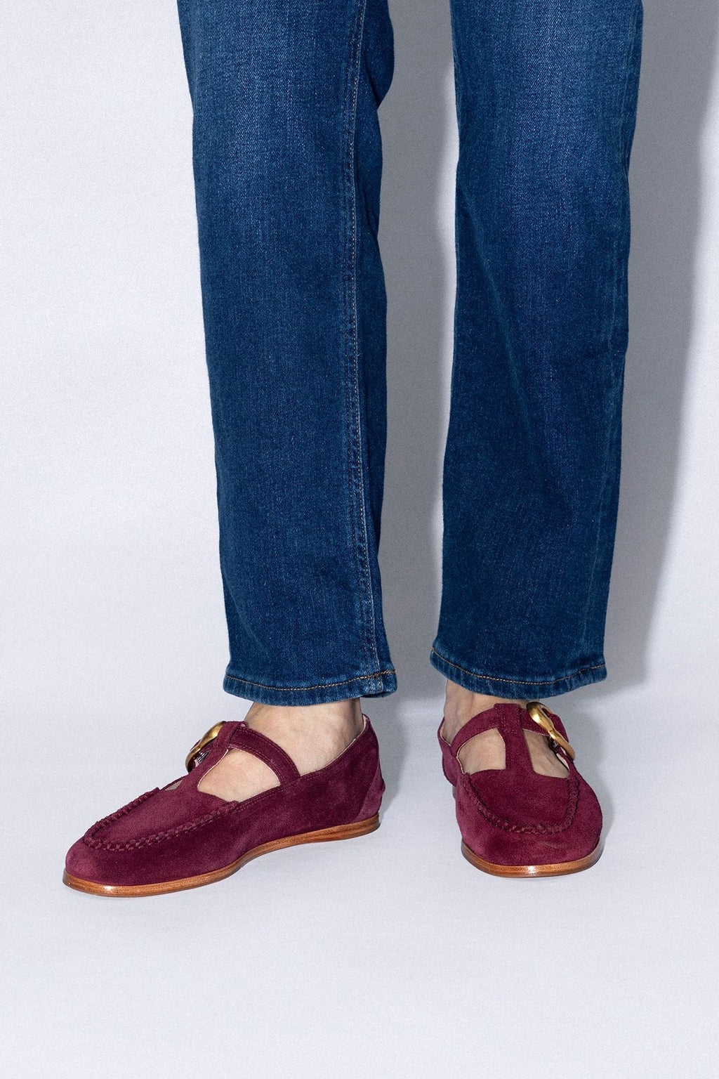 Hydra Loafer Burgundy Suede