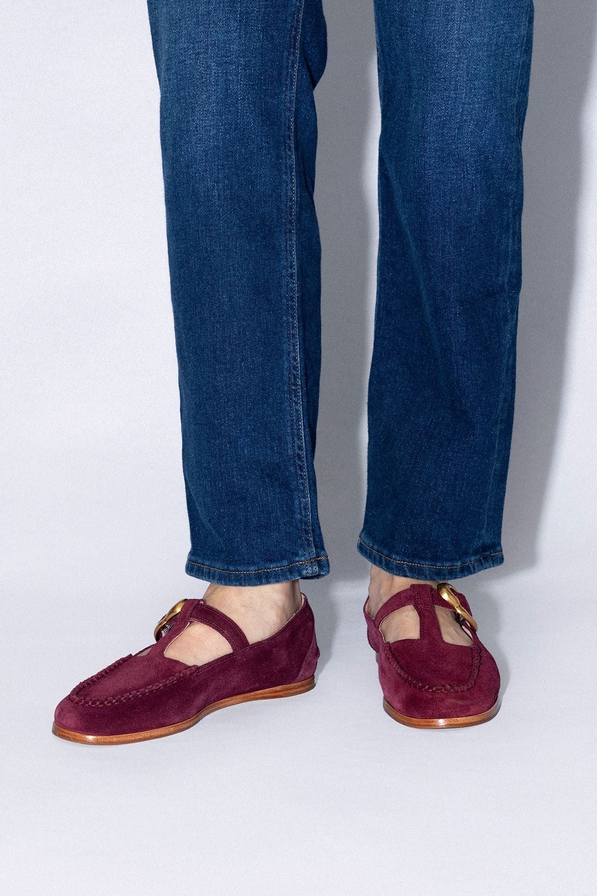 Hydra Loafer Burgundy Suede