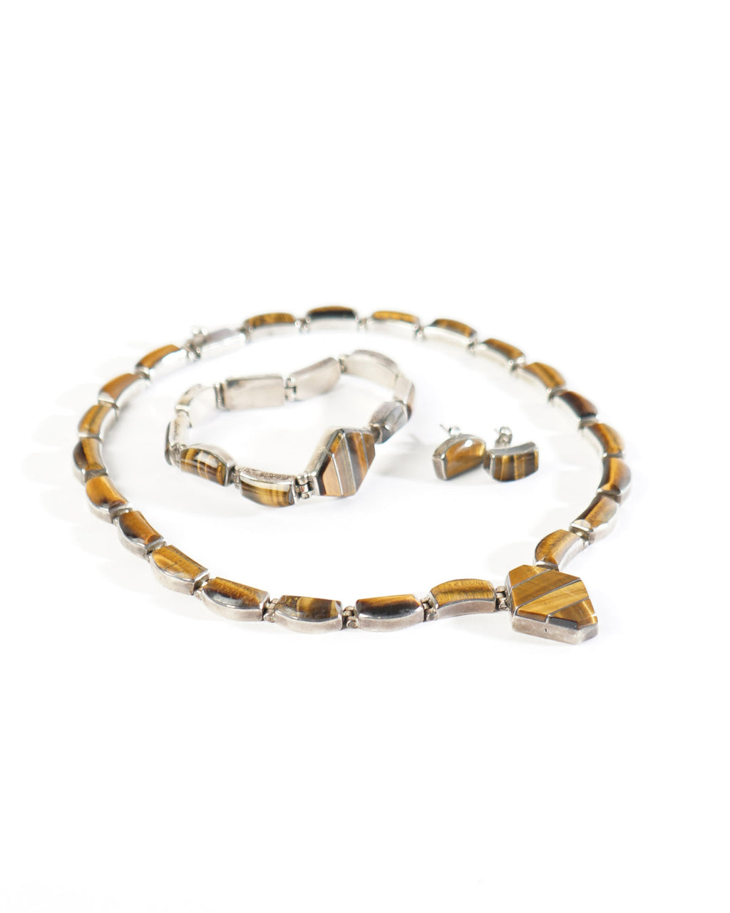 Silver x Tiger Eye Bracelet