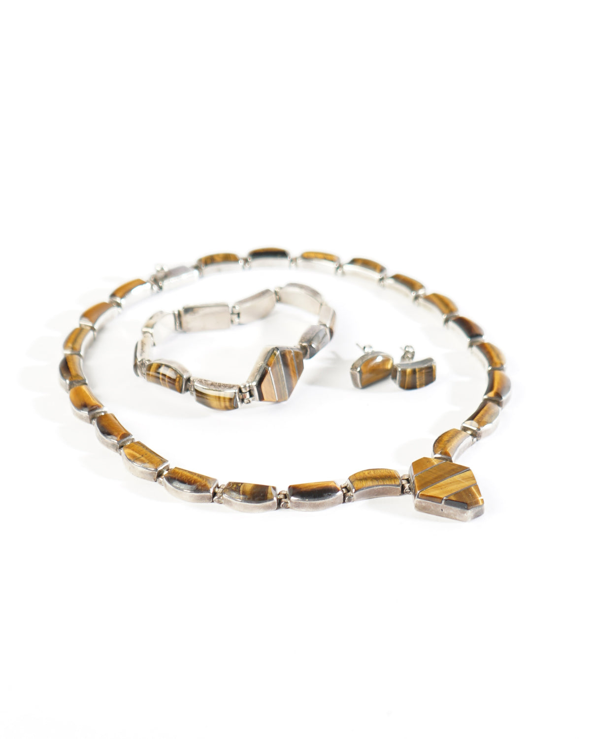 Silver x Tiger Eye Bracelet