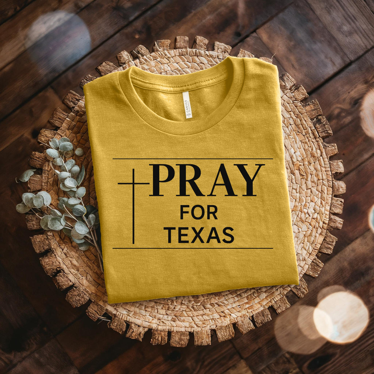 Texas Strong When You Go Through Deep Waters, I Will Be With You Print T-Shirt