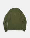 Silk Nep Henry Neck L/S / Green