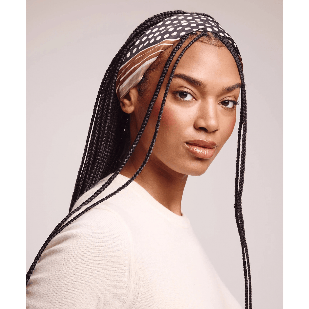 Dotty Silk Bandana