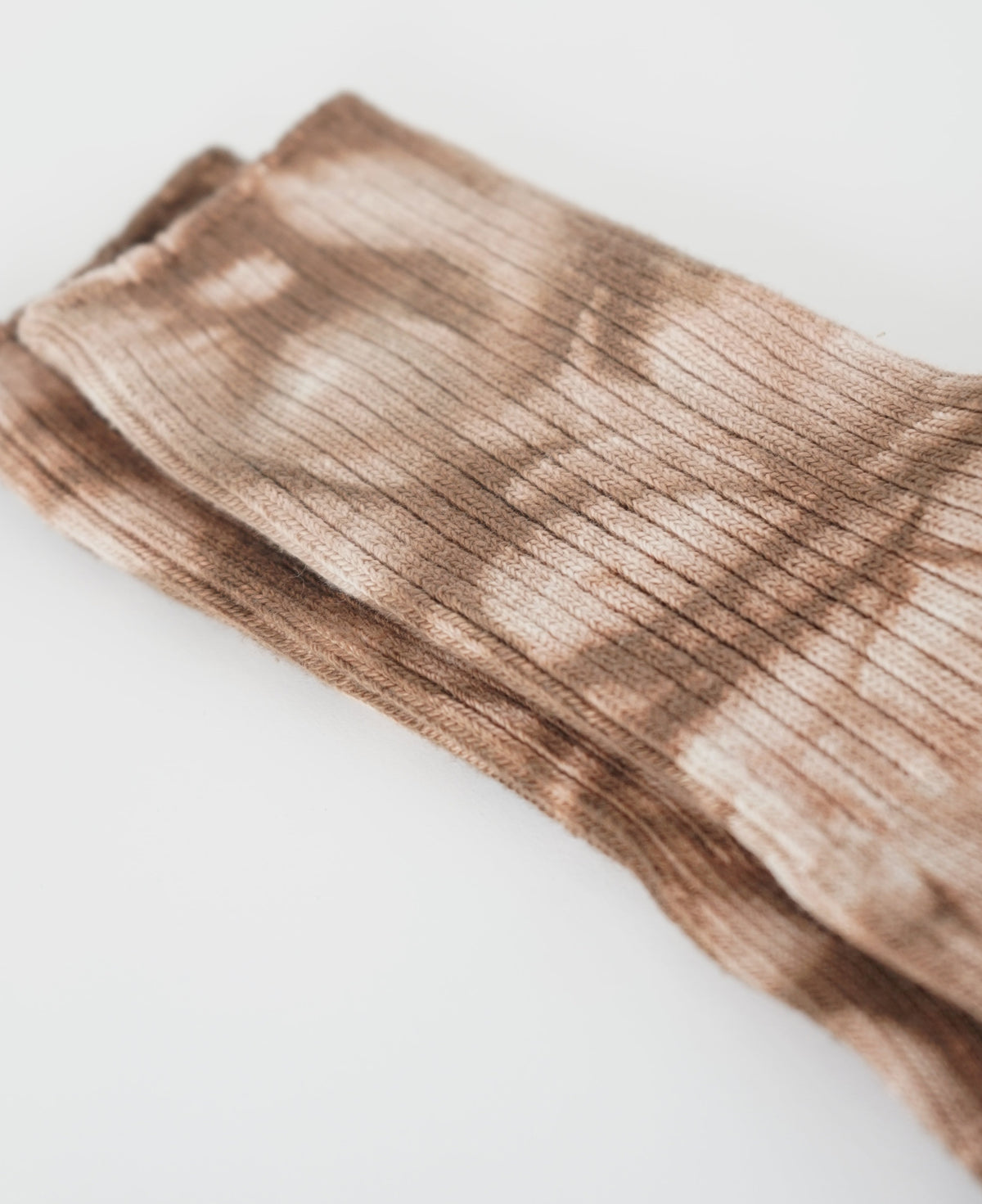 Silket Tie Dye Half Socks / Brown