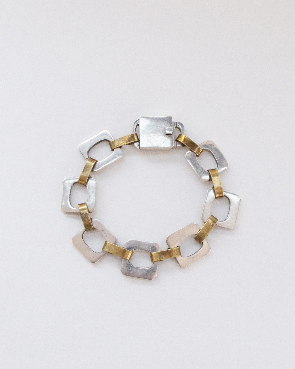 Silver x Brass Chain Bracelet