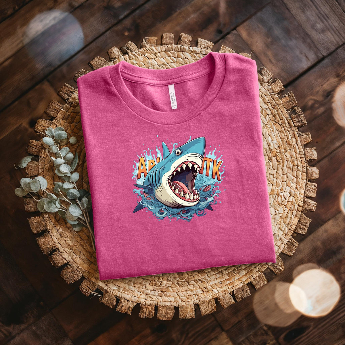 Jaws Unisex Cotton Breathable Short Sleeves