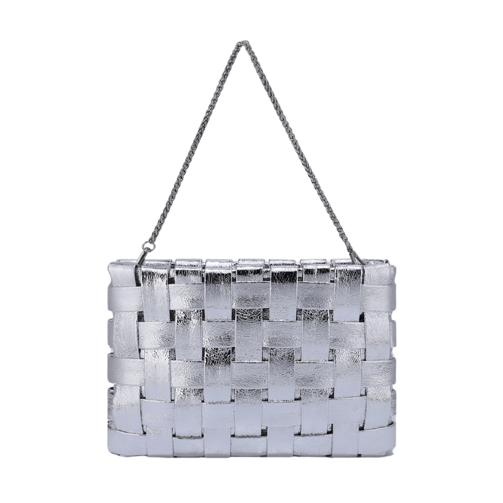 Lindy Woven Large Clutch