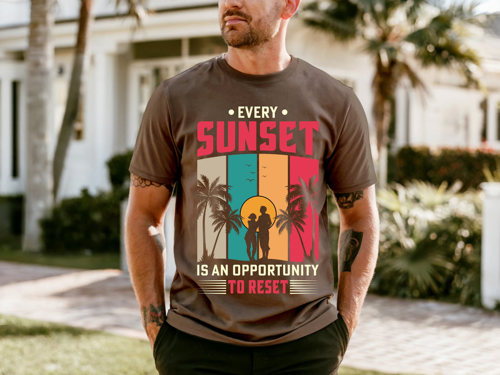 Couple On Vacation Unisex Niche T-Shirts