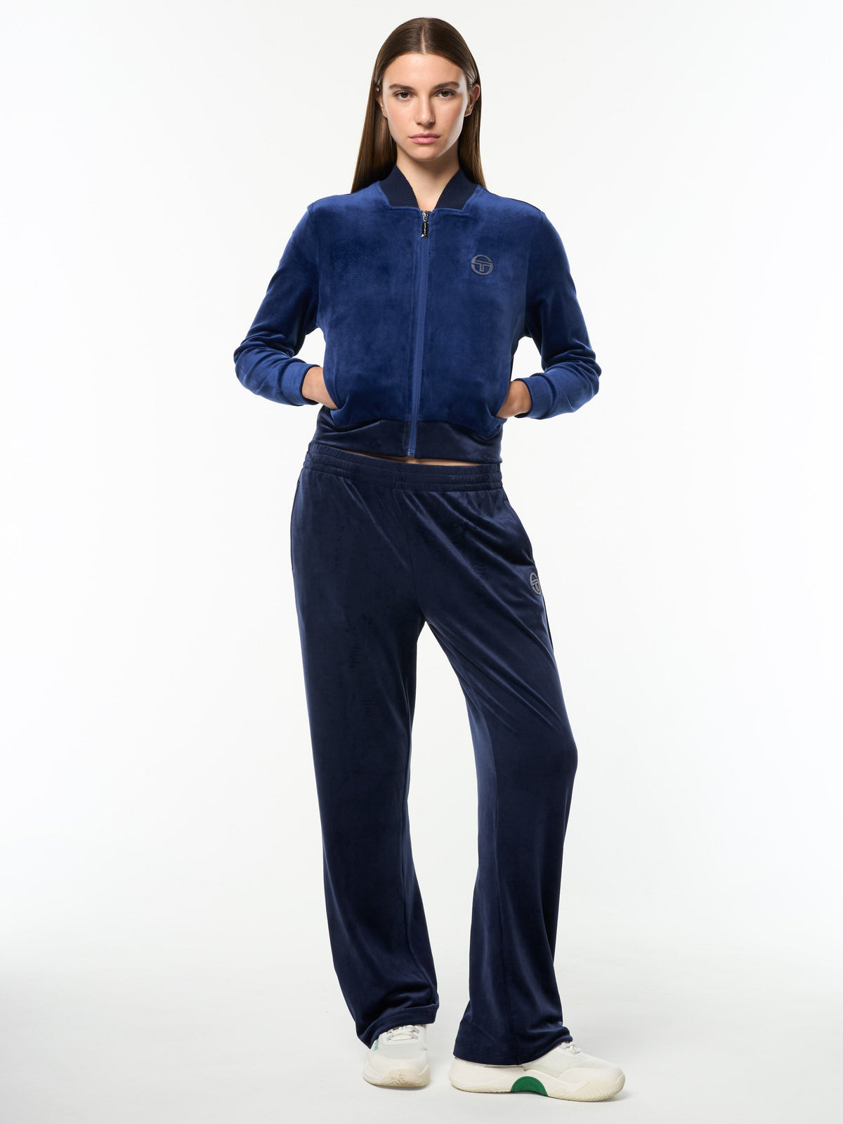 Dalia Velour Track Jacket