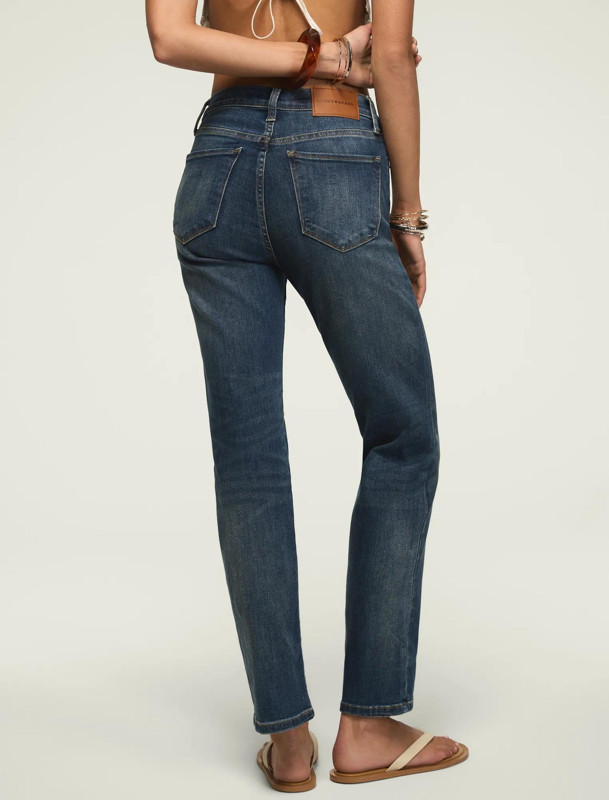 Lucky Brand Women's High Rise Zoe Straight