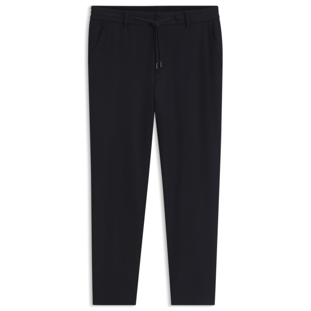 Tapered-fit performance pants in virgin wool