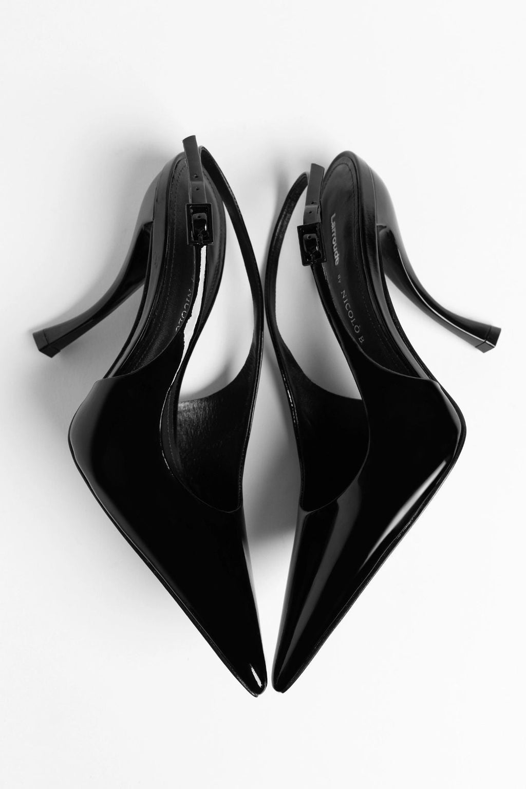 Larroudé by Nicolò B.: Grace Pump Black Patent Leather