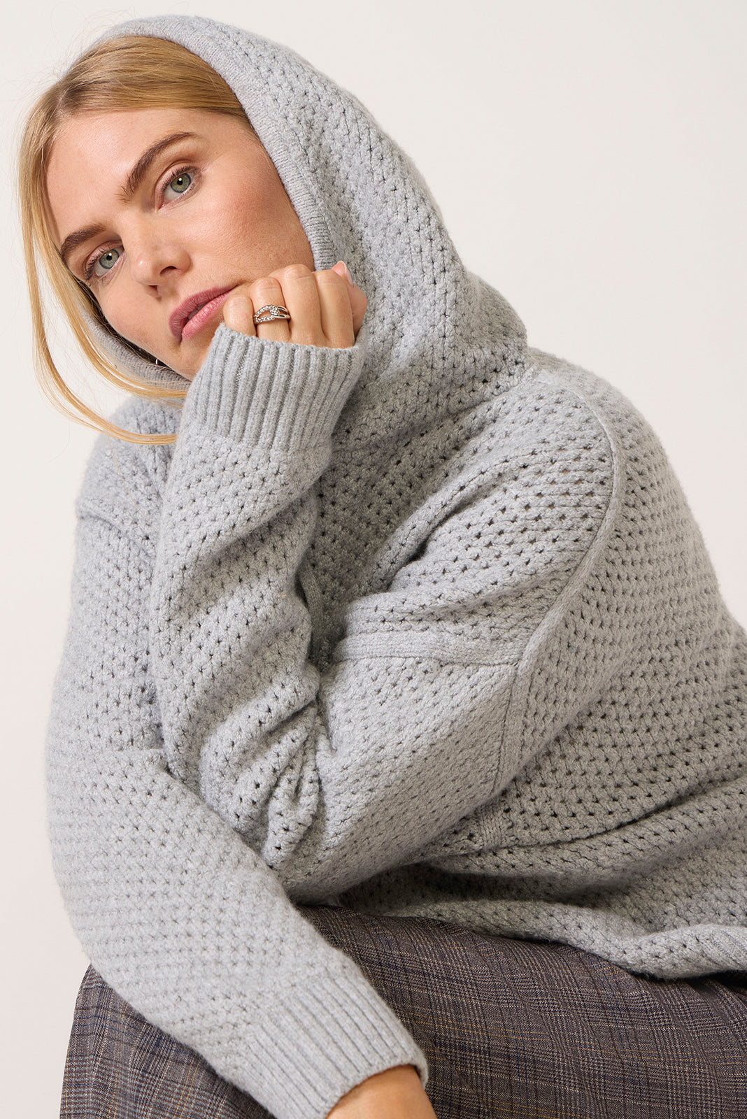 Women's Melchie Relaxed Knit Hoodie