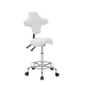 Ergonomic Saddle Stool with Smooth-Rolling Wheels