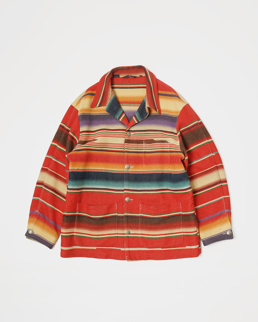Native Patterned Blanket Jacket