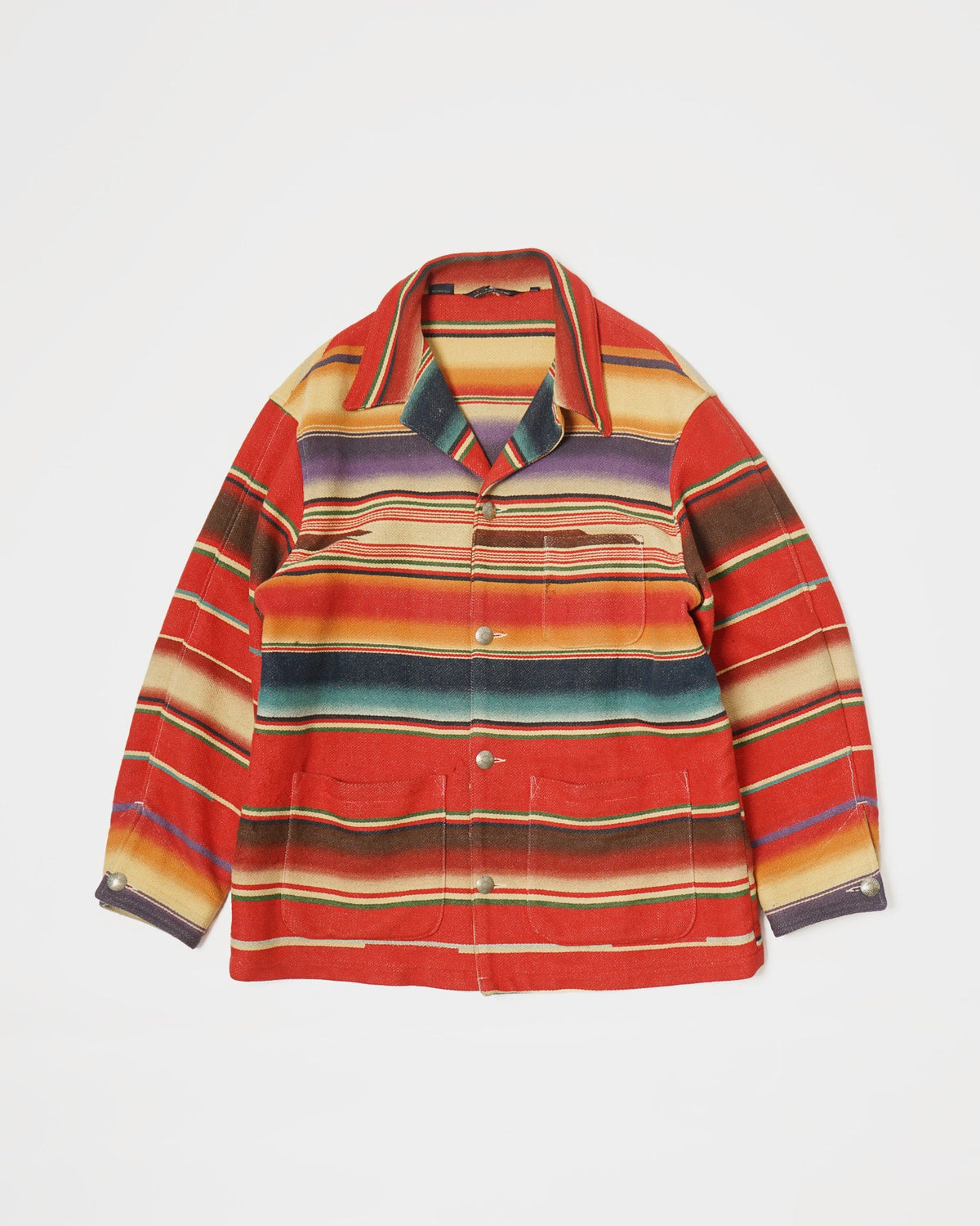 Native Patterned Blanket Jacket
