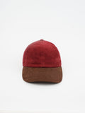 Corduroy Cap / Burgundy x Brown