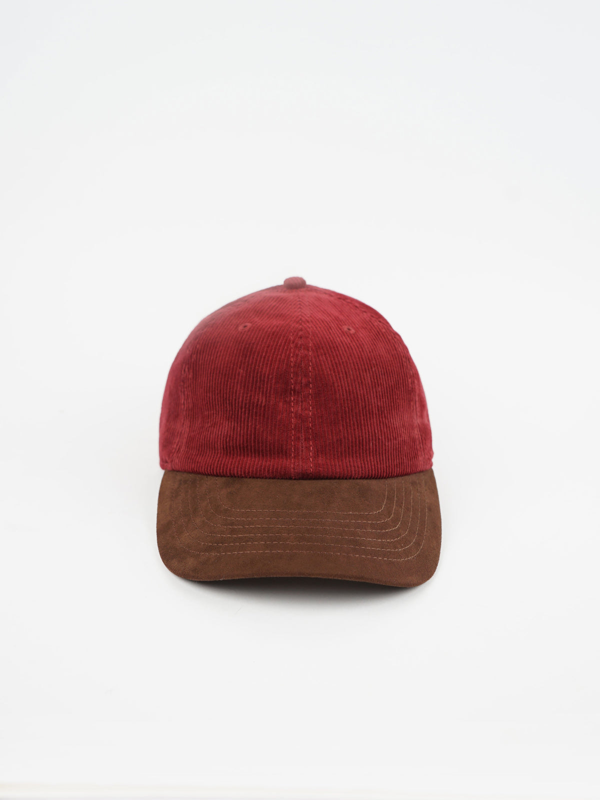 Corduroy Cap / Burgundy x Brown