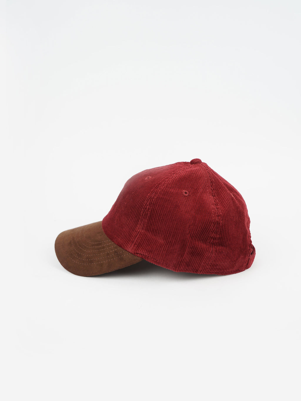 Corduroy Cap / Burgundy x Brown