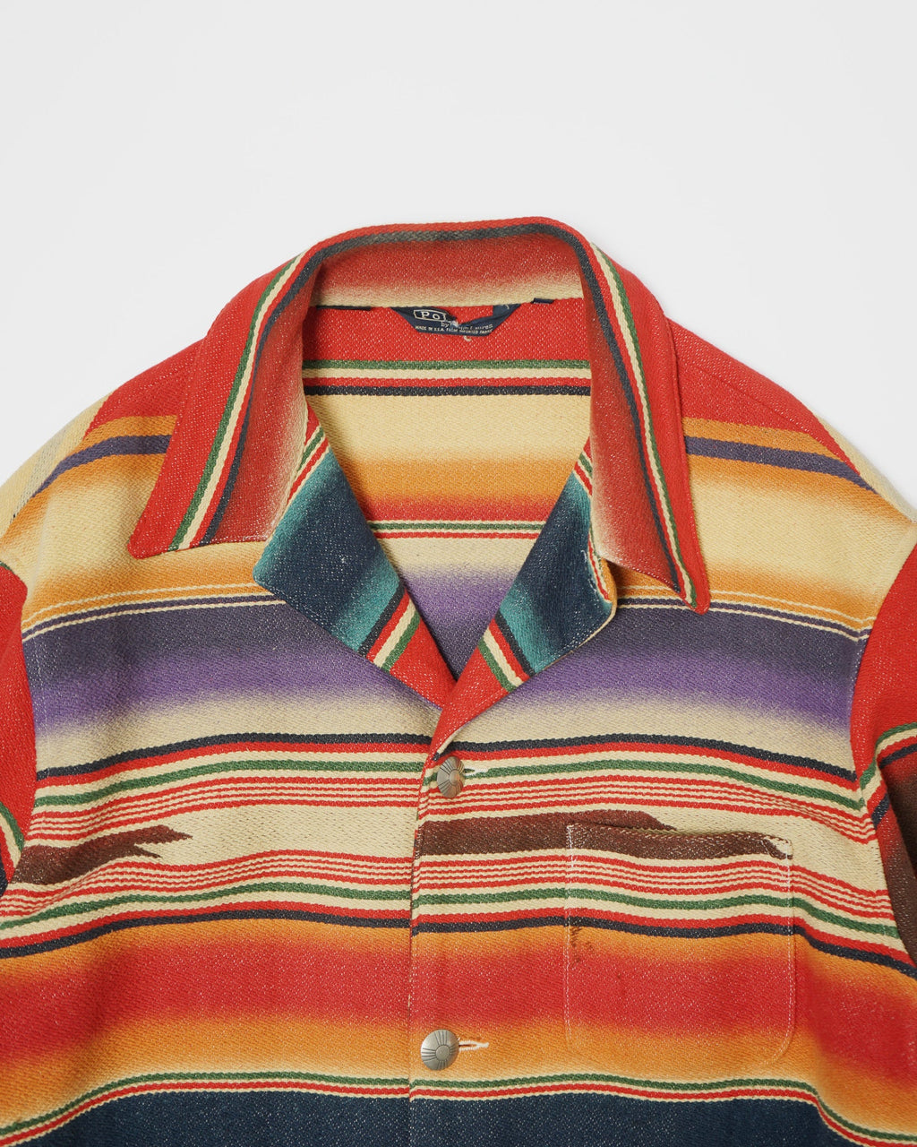 Native Patterned Blanket Jacket
