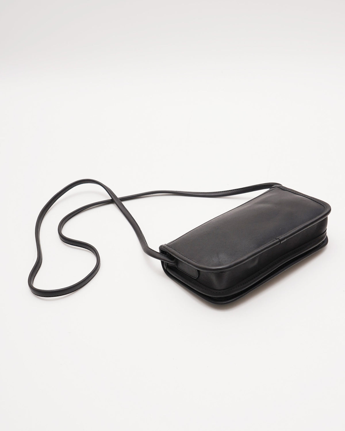 Black Leather Shoulder Bag