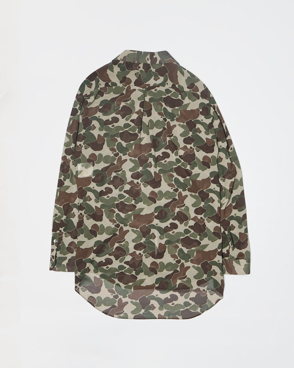 Junya Watanabe Camo Printed Sheer Shirt