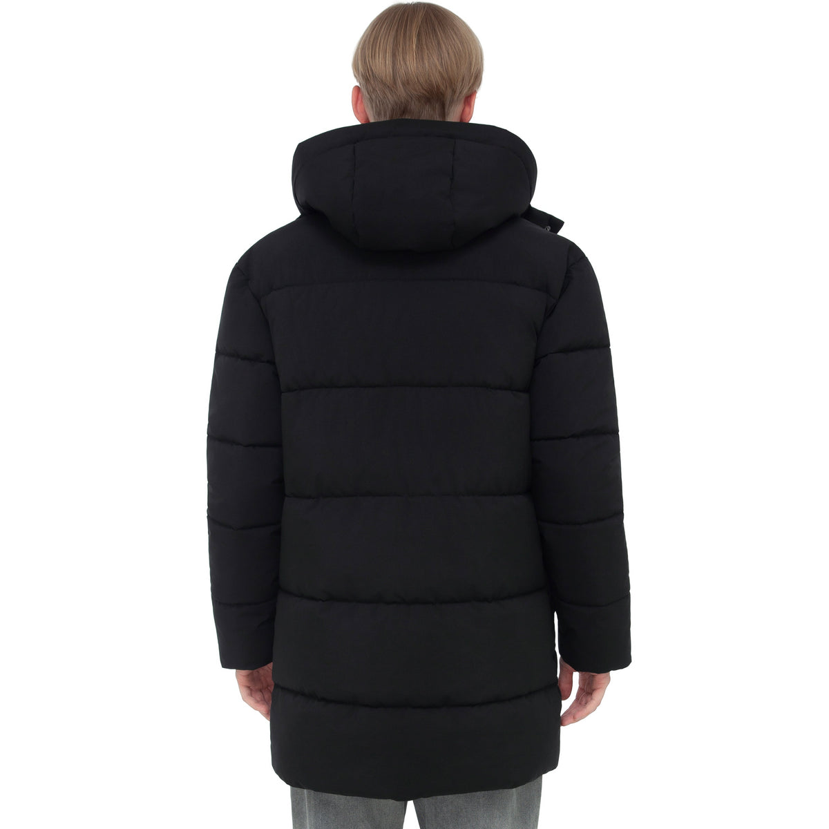 Rokka&Rolla Men's Wind Guard Puffer Coat Winter Parka Jacket