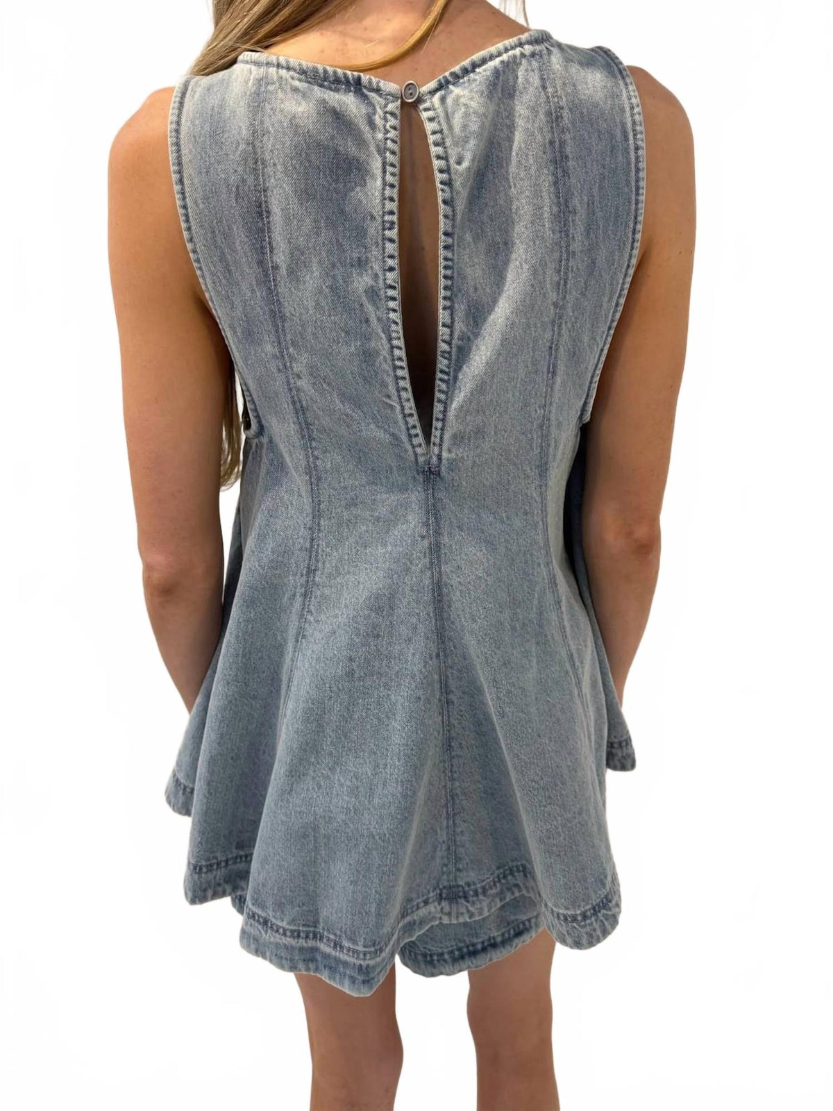 Women's Cassius Denim Set In Bleachout