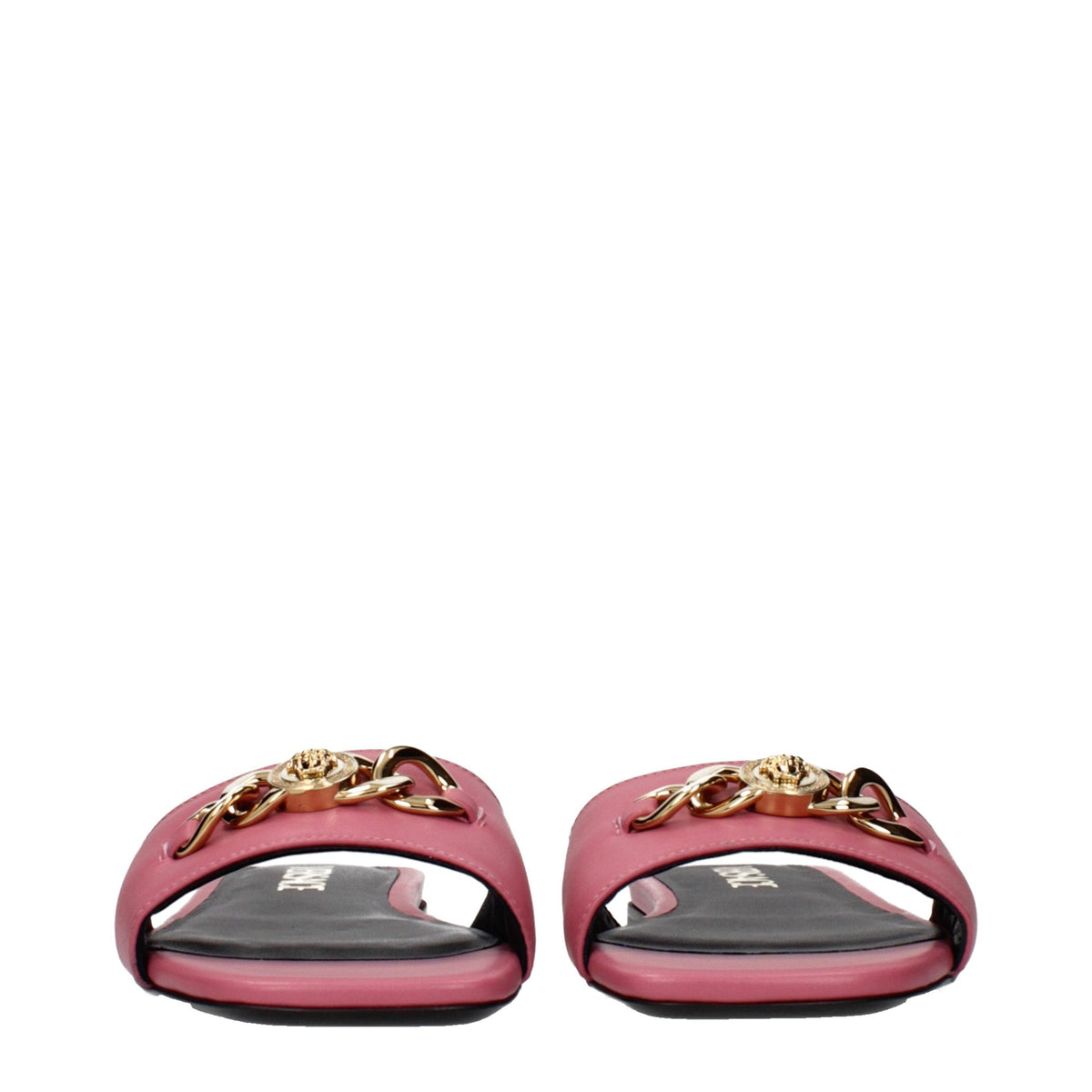 Versace Leather Women's Slippers
