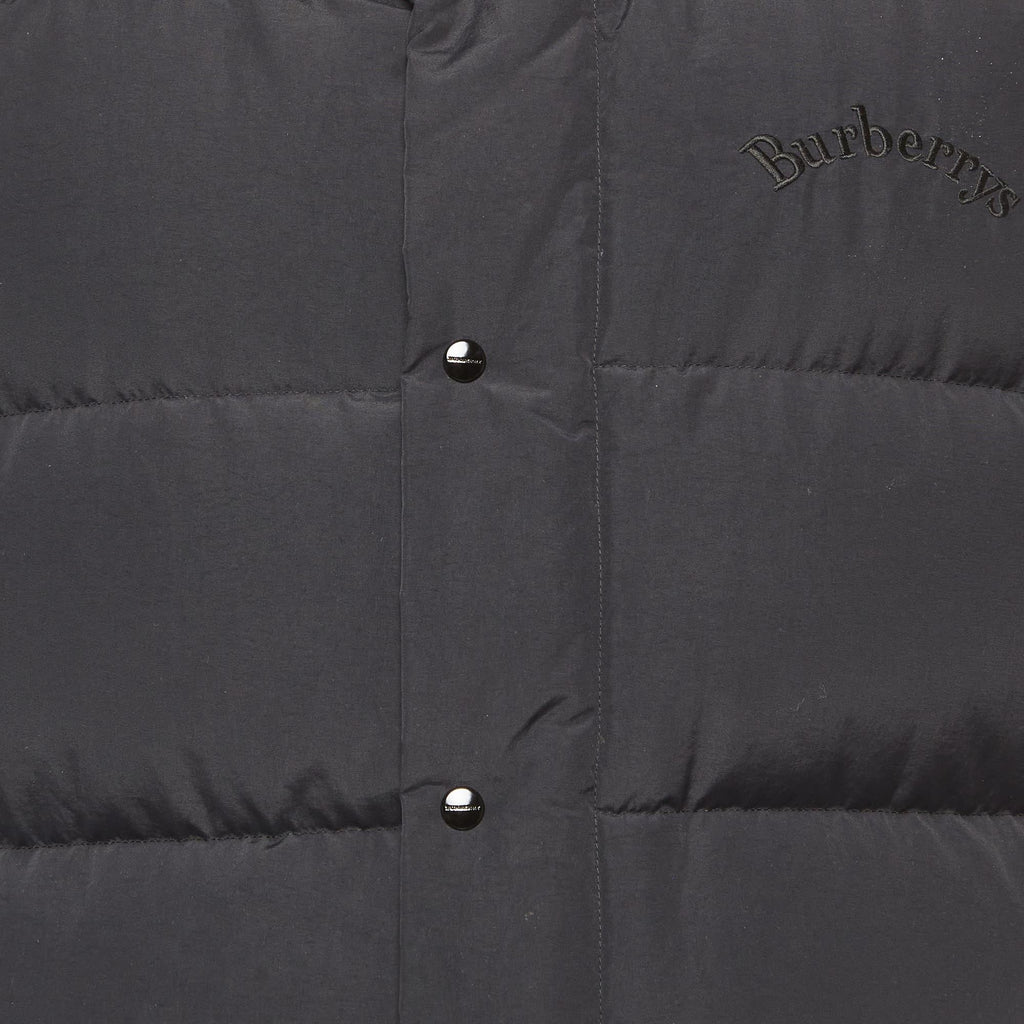 Burberry Black Nylon Down Gilet