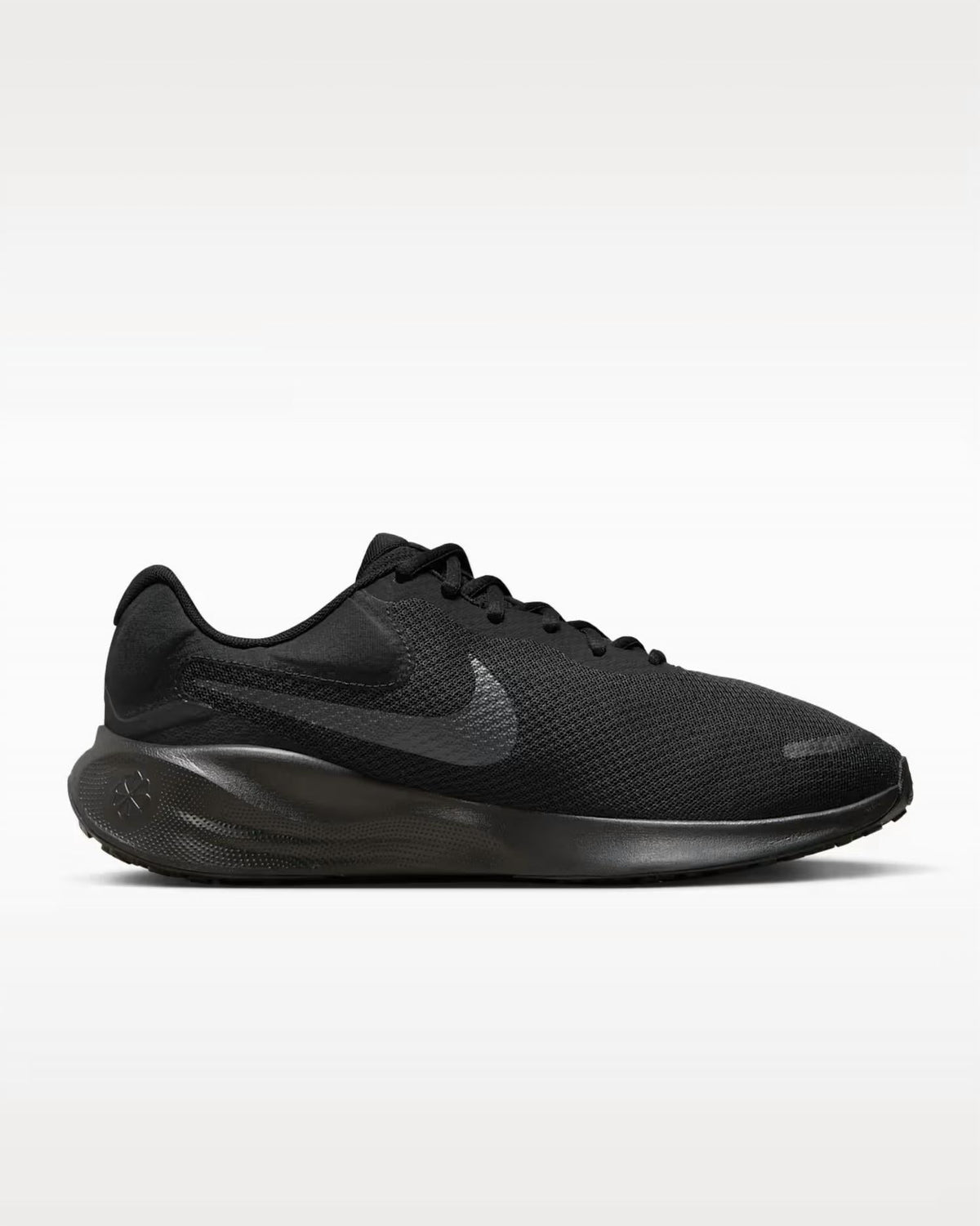 Men's Revolution 7 Wide Running Shoes In Black/off-Noir