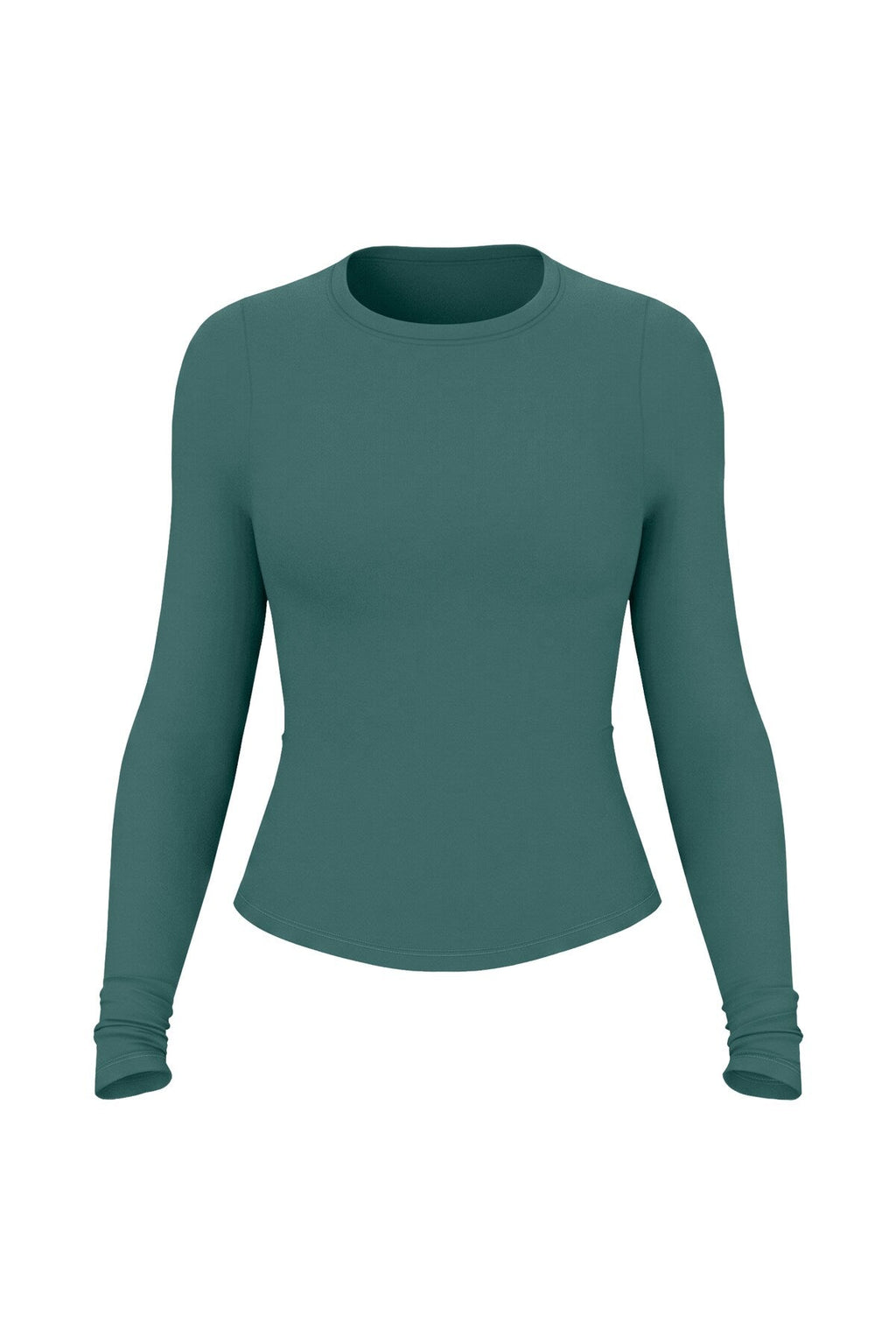 Sleek Crewneck Longsleeve Top