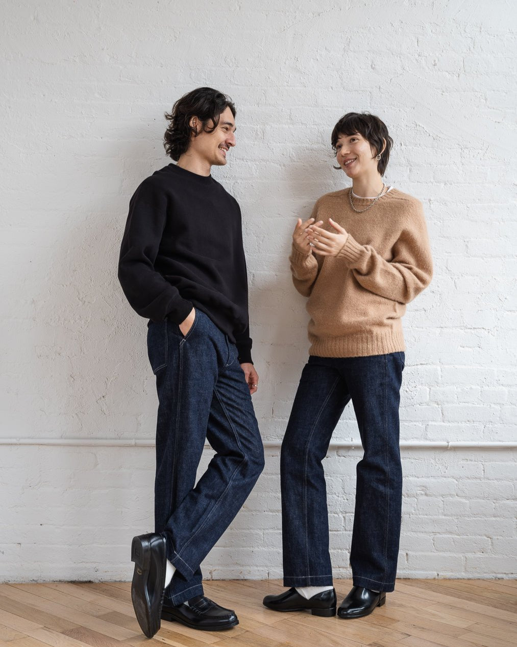 Loopwheel Crewneck Sweatshirt / Black
