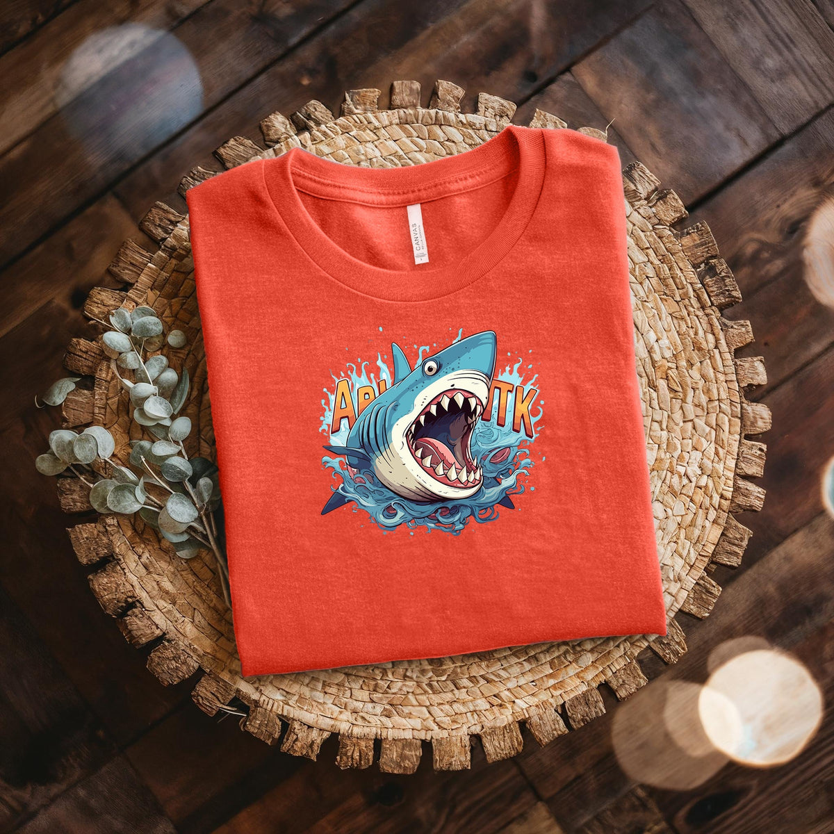 Jaws Unisex Cotton Breathable Short Sleeves