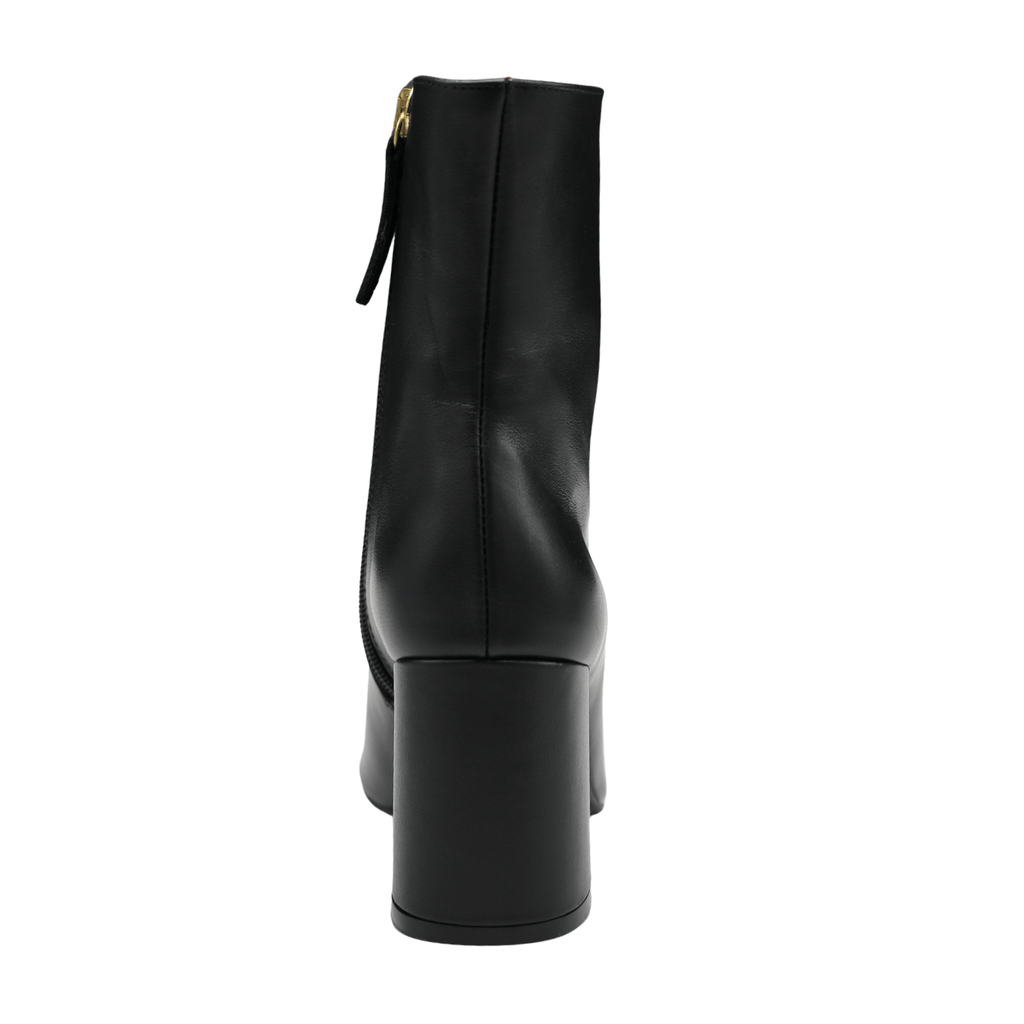 Derby Heeled Bootie