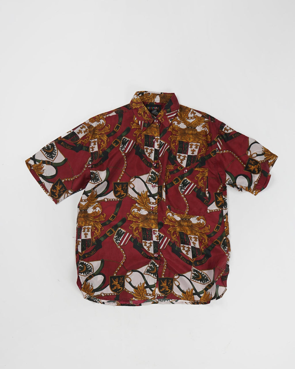 Silk Shirt Short Sleeve / Pattern A