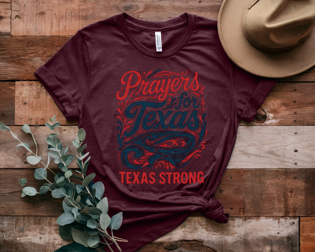 Retro Texas Strong God Bless Texas Print Sweatshirt