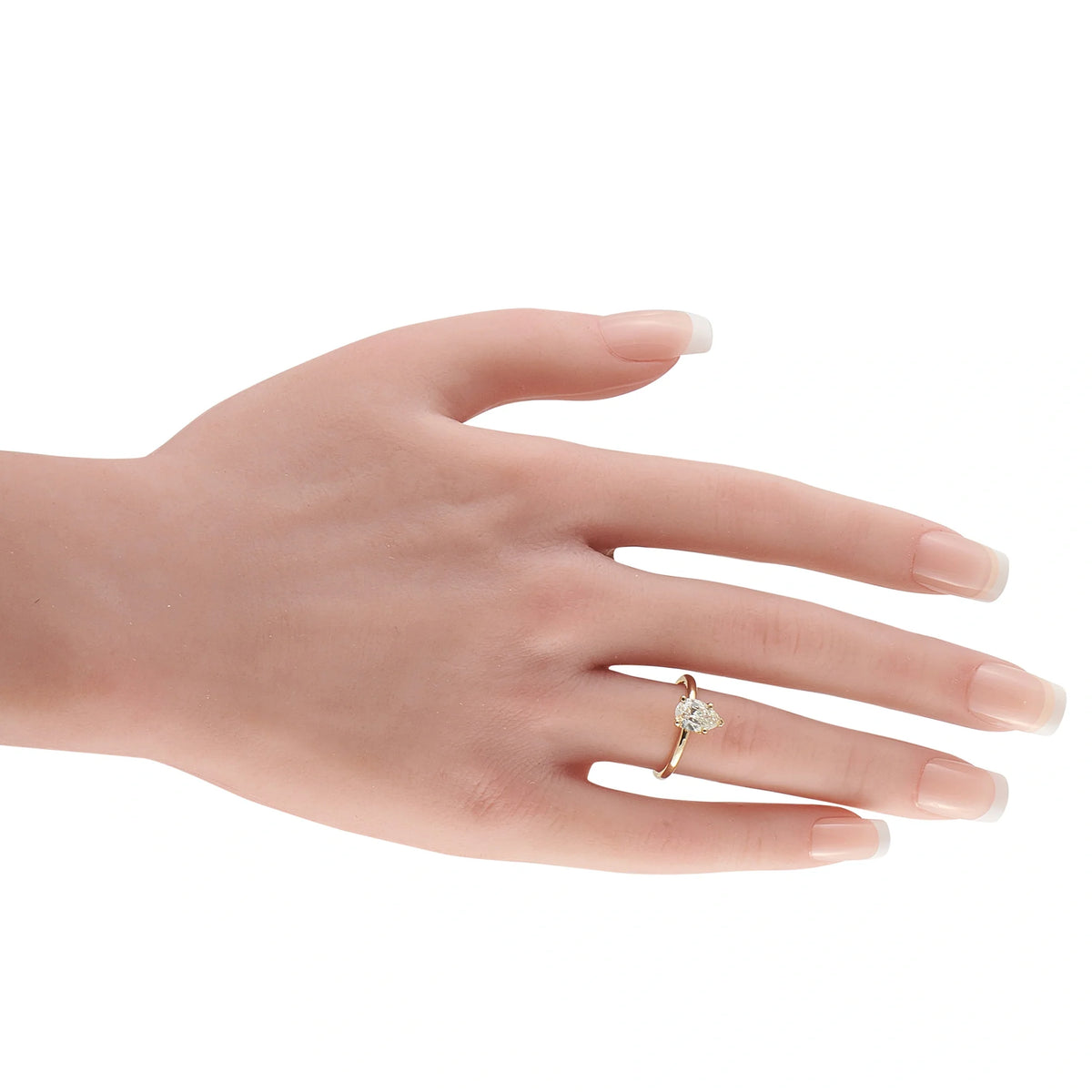 LB Exclusive 14K Yellow Gold 1.12ct Diamond Solitaire Engagement Ring MF14-080526