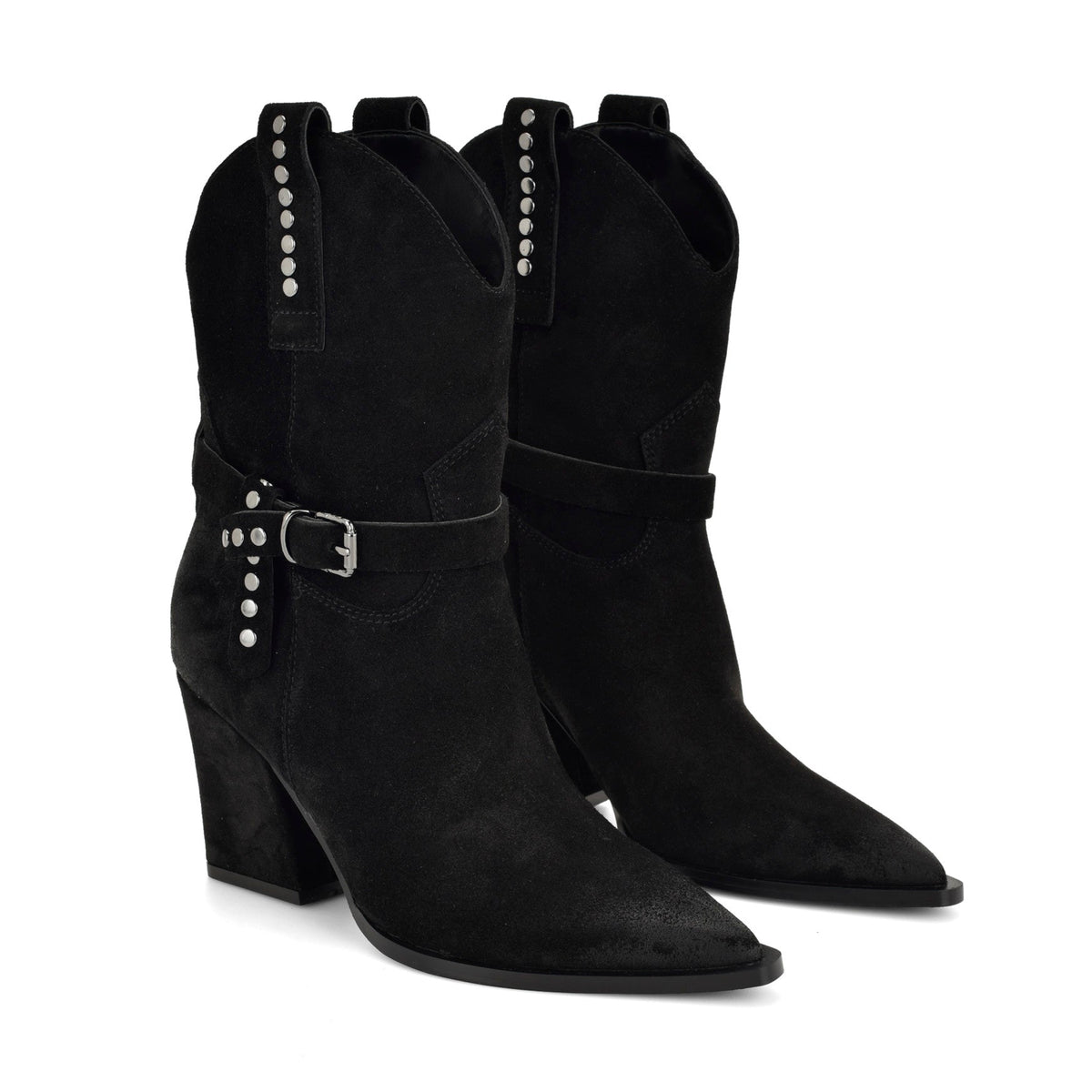 Weslie Leather Western Booties