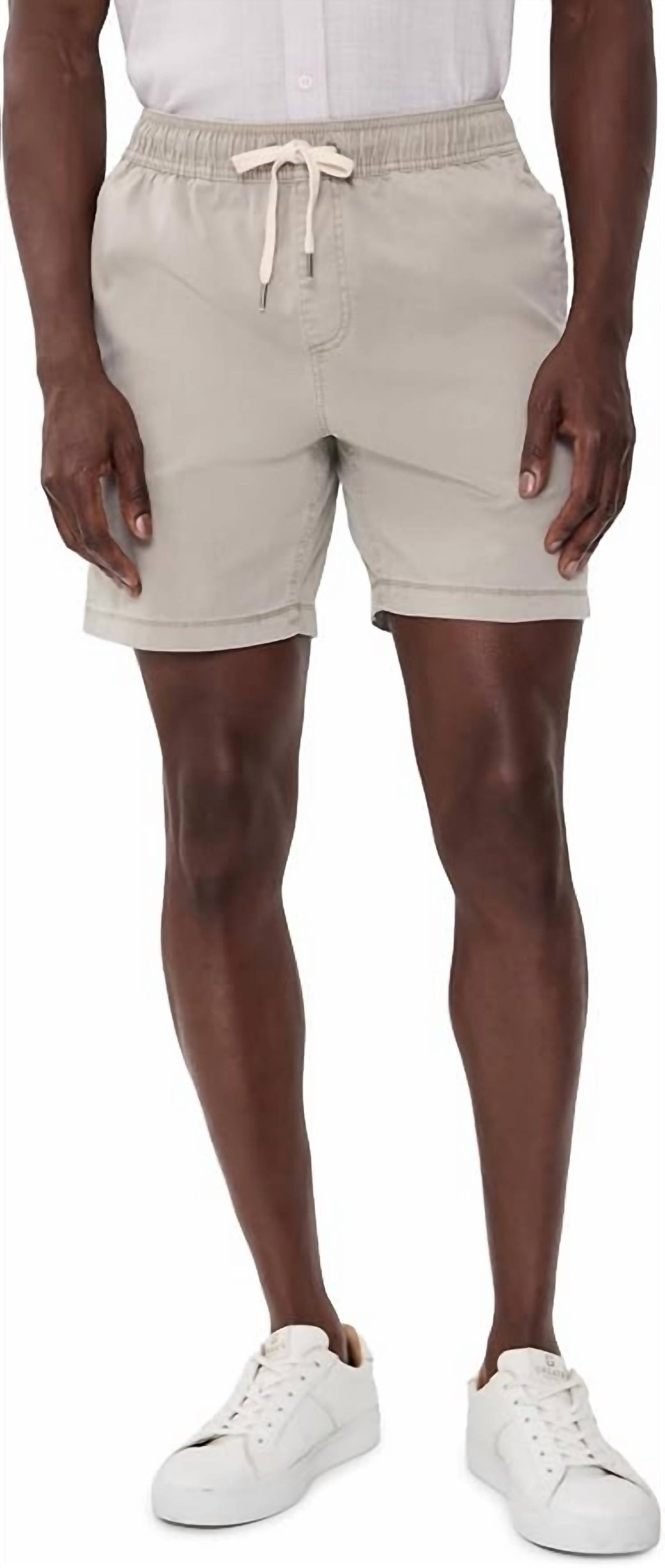 Men's Cruz Drawstring Shorts - 7" In Washed Grey