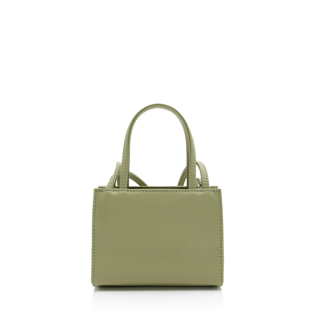 Telfar Faux Leather Small Shopping Tote