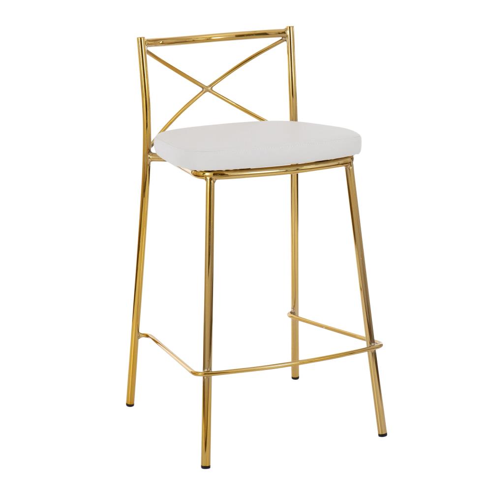 Faux Leather Counter Height Stools
